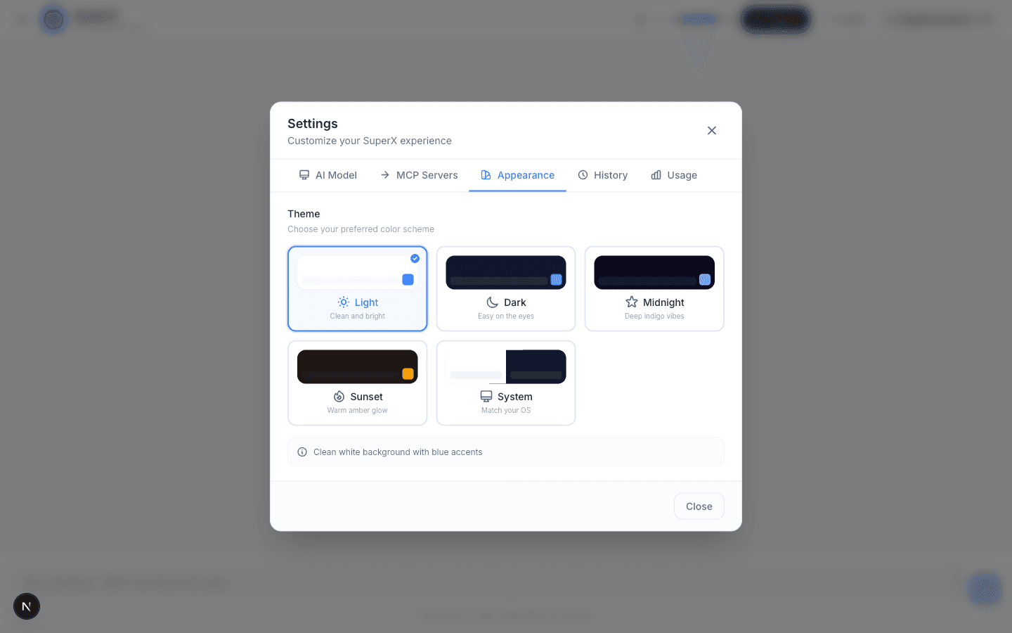 SuperX Theme Settings